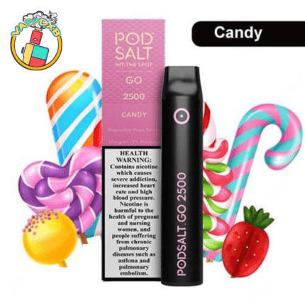 Podsalt Go 2500 Puffs Disposable Vape—Best flavours, long-lasting, top vape in Dubai