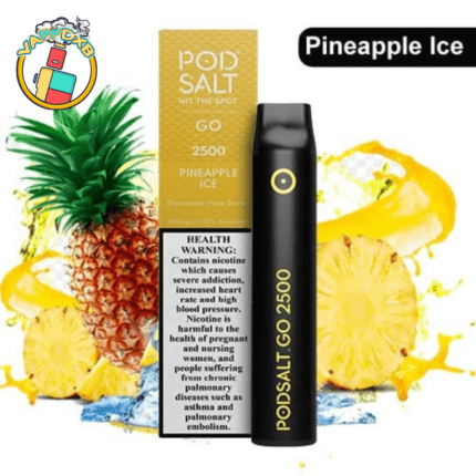 Podsalt Go 2500 Puffs Disposable Vape—Best flavours, long-lasting, top vape in Dubai
