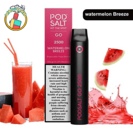 Podsalt Go 2500 Puffs Disposable Vape—Best flavours, long-lasting, top vape in Dubai