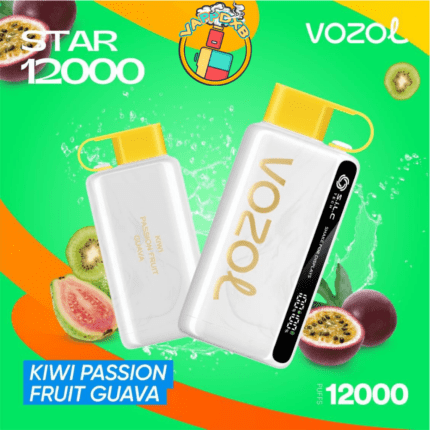 Vozol Star 12000 Puffs disposable vape with 12,000 puffs, various flavors, and sleek design – Best disposable vape in Dubai.