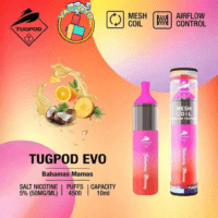 Tugboat Evo 4500 Puffs Disposable Vape – Best Disposable Vape in Dubai with 19 flavours
