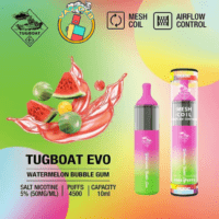 Tugboat Evo 4500 Puffs Disposable Vape – Best Disposable Vape in Dubai with 19 flavours
