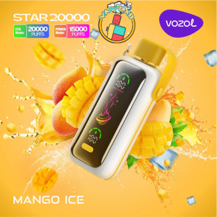 Vozol Star 20000 Puffs – Best Disposable Vape in Dubai with 20 Flavors & Rechargeable Battery
