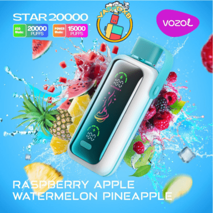 Vozol Star 20000 Puffs – Best Disposable Vape in Dubai with 20 Flavors & Rechargeable Battery