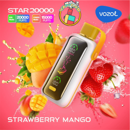 Vozol Star 20000 Puffs – Best Disposable Vape in Dubai with 20 Flavors & Rechargeable Battery