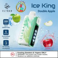 Elf Bar Ice King 30000 Puffs disposable vape in Dubai—5% nicotine, 20 ml, 14 flavours