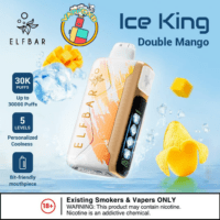 Elf Bar Ice King 30000 Puffs disposable vape in Dubai—5% nicotine, 20 ml, 14 flavours