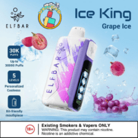 Elf Bar Ice King 30000 Puffs disposable vape in Dubai—5% nicotine, 20 ml, 14 flavours
