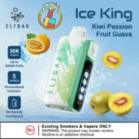 Elf Bar Ice King 30000 Puffs disposable vape in Dubai—5% nicotine, 20 ml, 14 flavours