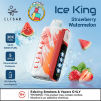 Elf Bar Ice King 30000 Puffs disposable vape in Dubai—5% nicotine, 20 ml, 14 flavours