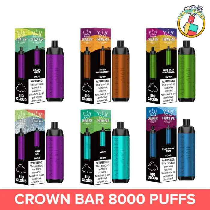 Al Fakher Crown Bar 8000 Puff Vape