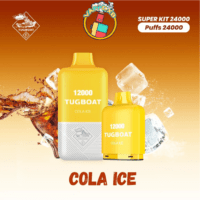 Tugboat 24000 Puffs vape device with sleek design, showcasing dual 12000-puff containers, premium flavours, and high-quality materials for a smooth and satisfying vaping experience.