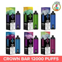 Al Fakher Crown Bar 12000 Puffs Disposable Vape in Dubai – 12 Flavours Available