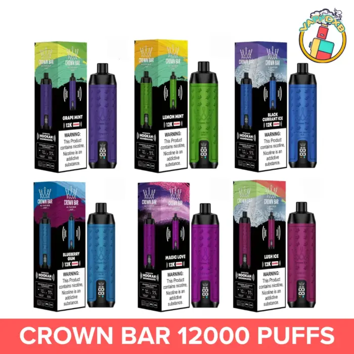 Al Fakher Crown Bar 12000 Puffs Disposable Vape in Dubai – 12 Flavours Available