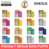 Podsalt Nexus 6000 Puffs Disposable Vape – Best Flavours & Price in Dubai