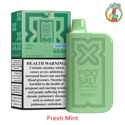 Podsalt Nexus 6000 Puffs Disposable Vape – Best Flavours & Price in Dubai