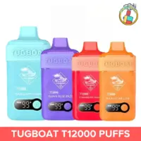 Tugboat T12000 Puffs Disposable Vape in Dubai – Long-lasting, bold flavour, and 12000 puffs
