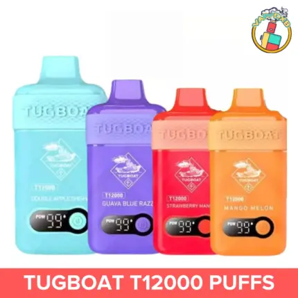 Tugboat T12000 Puffs Disposable Vape in Dubai – Long-lasting, bold flavour, and 12000 puffs