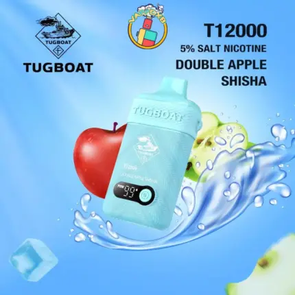 Tugboat T12000 Puffs Disposable Vape in Dubai – Long-lasting, bold flavour, and 12000 puffs