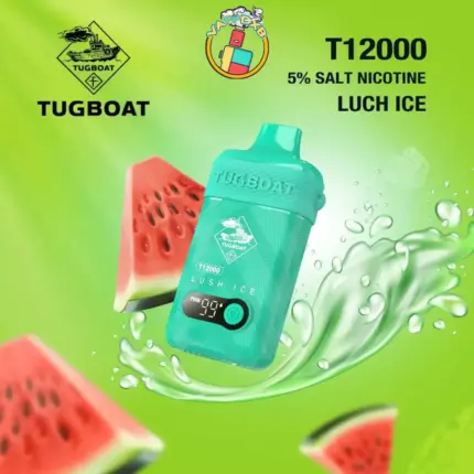 Tugboat T12000 Puffs Disposable Vape in Dubai – Long-lasting, bold flavour, and 12000 puffs