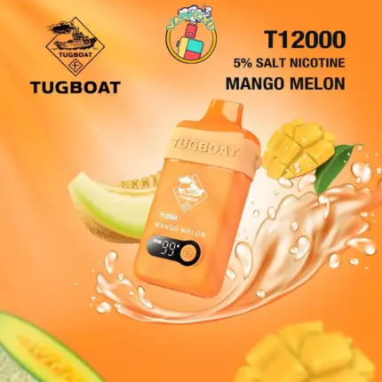 Tugboat T12000 Puffs Disposable Vape in Dubai – Long-lasting, bold flavour, and 12000 puffs