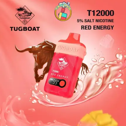 Tugboat T12000 Puffs Disposable Vape in Dubai – Long-lasting, bold flavour, and 12000 puffs
