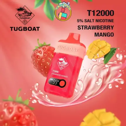 Tugboat T12000 Puffs Disposable Vape in Dubai – Long-lasting, bold flavour, and 12000 puffs