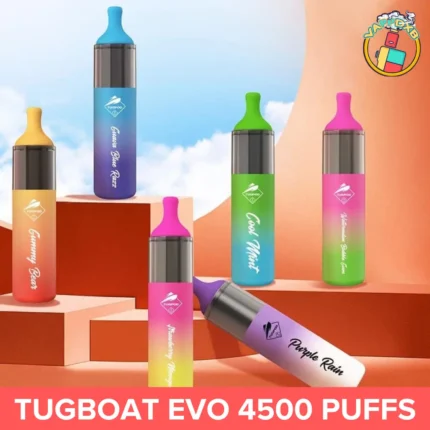 Tugboat Evo 4500 Puffs Disposable Vape – Best Disposable Vape in Dubai with 19 flavours